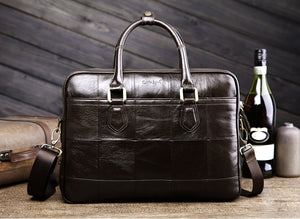 Real Leather Men Business Bag