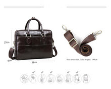 Load image into Gallery viewer, Real Leather Men Business Bag
