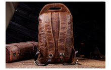 Load image into Gallery viewer, Genuine Leather Large Capacity Vintage Backpack