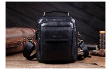 Load image into Gallery viewer, Natural Leather Small Travel Bag