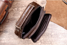 Load image into Gallery viewer, Natural Leather Small Travel Bag