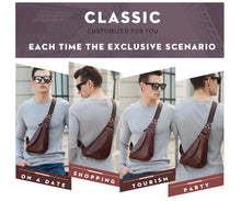 Load image into Gallery viewer, Genuine Leather Large England Style