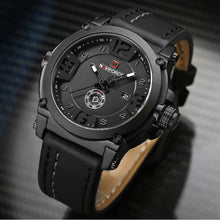 Load image into Gallery viewer, Men&#39;s Leather Strap Waterproof Wristwatch