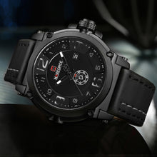 Load image into Gallery viewer, Men's Leather Strap Waterproof Wristwatch