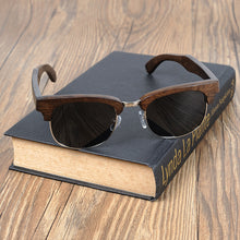 Load image into Gallery viewer, Women&#39;s Sunglasses Black Wood Handmade