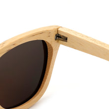 Load image into Gallery viewer, Women's Sunglasses Natural Bamboo Retro