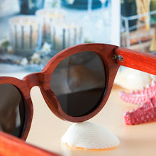 Load image into Gallery viewer, Women's Sunglasses New Red Wood Bamboo
