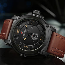 Load image into Gallery viewer, Men's Sport Watches Leather Strap Waterproof