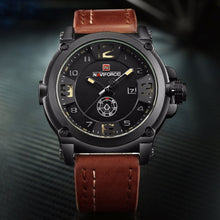 Load image into Gallery viewer, Men's Sport Watches Leather Strap Waterproof