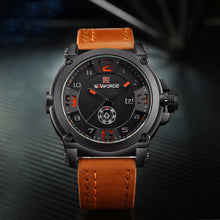 Load image into Gallery viewer, Men's Sport Watches Leather Strap Waterproof