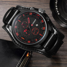 Load image into Gallery viewer, Men's Army Military Leather Watches