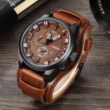 Load image into Gallery viewer, Men's Army Military Leather Watches