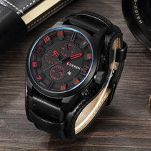 Load image into Gallery viewer, Men's Army Military Leather Watches