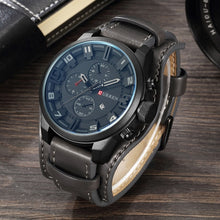 Load image into Gallery viewer, Men's Army Military Leather Watches