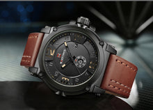Load image into Gallery viewer, Men&#39;s Leather Strap Wristwatch