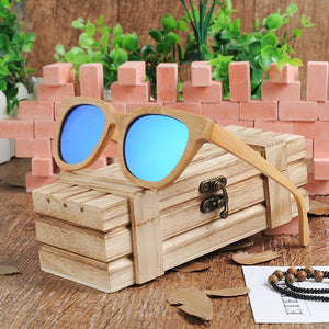Women's Sunglasses Polarized Gift With Wooden Box