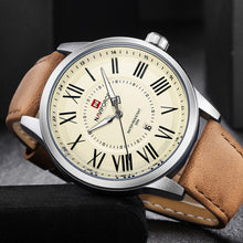 Load image into Gallery viewer, Men's Watches Leather Wristwatch Waterproof