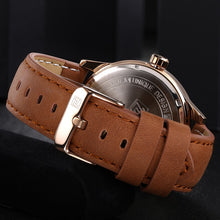 Load image into Gallery viewer, Men's Watches Leather Wristwatch Waterproof