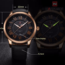 Load image into Gallery viewer, Men's Watches Leather Wristwatch Waterproof