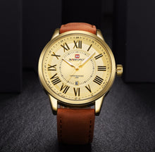 Load image into Gallery viewer, Men's Watches Leather Wristwatch Waterproof