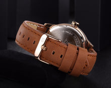 Load image into Gallery viewer, Men's Watches Leather Wristwatch Waterproof