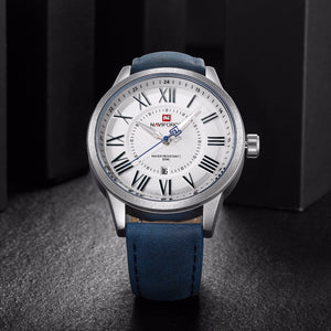Men's Watches Leather Wristwatch Waterproof