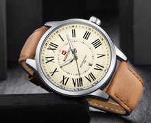 Load image into Gallery viewer, Men's Watches Leather Wristwatch Waterproof
