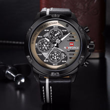 Load image into Gallery viewer, Men's Watches Waterproof Leather Wrist Watch