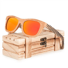 Load image into Gallery viewer, Women&#39;s Sunglasses Bamboo &amp; Zebra Wooden