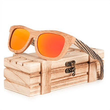 Load image into Gallery viewer, Women's Sunglasses Bamboo &amp; Zebra Wooden