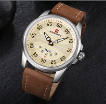 Load image into Gallery viewer, Men&#39;s Quartz Leather Wrist Watch
