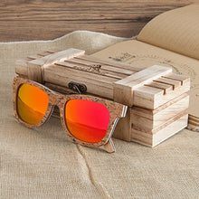 Load image into Gallery viewer, Women's Sunglasses Wood Luxury Polarized