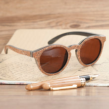 Load image into Gallery viewer, Women&#39;s Sunglasses Handwork Retro Wooden
