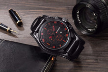 Load image into Gallery viewer, Men's Army Military Leather Watches