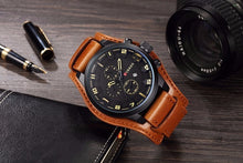 Load image into Gallery viewer, Men's Army Military Leather Watches