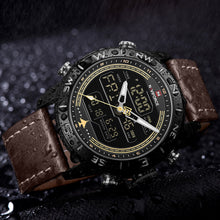 Load image into Gallery viewer, Men's Fashion Gold LED Digital Watch