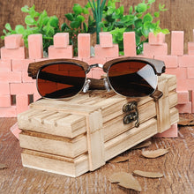 Load image into Gallery viewer, Women&#39;s Sunglasses Original Ebony Wooden Handmade