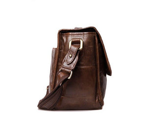 Men's Genuine Leather Business Handbag Big Briefcase