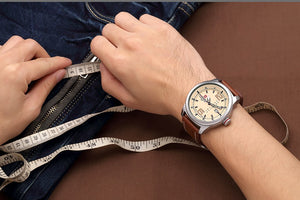 Men's Quartz Leather Wrist Watch