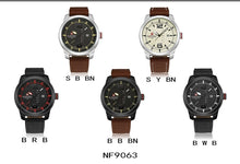 Load image into Gallery viewer, Men's Quartz Leather Wrist Watch