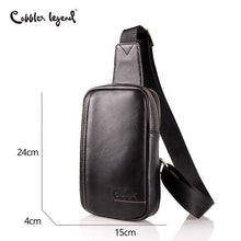 Load image into Gallery viewer, Genuine Leather Men Shoulder