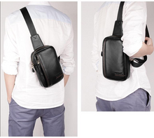 Load image into Gallery viewer, Genuine Leather Men Shoulder