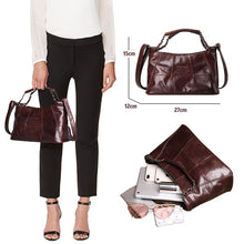 Load image into Gallery viewer, Genuine Leather Luxury Shoulder Bag