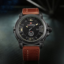 Load image into Gallery viewer, Men's Leather Strap Waterproof Wristwatch