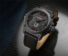 Load image into Gallery viewer, Men&#39;s Leather Strap Waterproof Wristwatch
