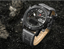 Load image into Gallery viewer, Men's Watches Leather Waterproof