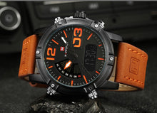 Load image into Gallery viewer, Men's Watches Leather Waterproof