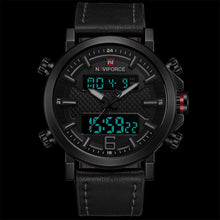 Load image into Gallery viewer, Men's Waterproof LED Analog Clock