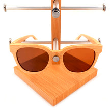 Load image into Gallery viewer, Women's Sunglasses Natural Bamboo Retro