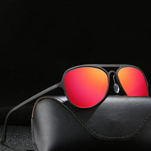 Load image into Gallery viewer, Men's Sunglasses Red Mirror Lens Metal Frame